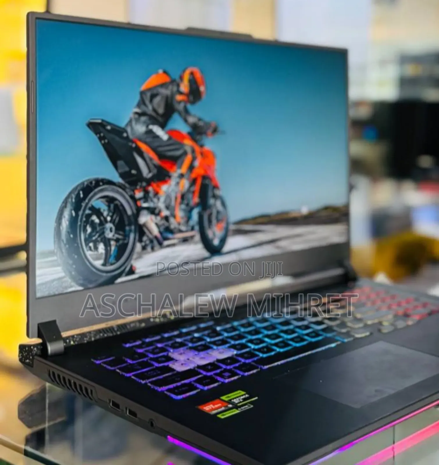 New Laptop Asus ROG Strix G17 16GB AMD Ryzen 7 SSD 1T