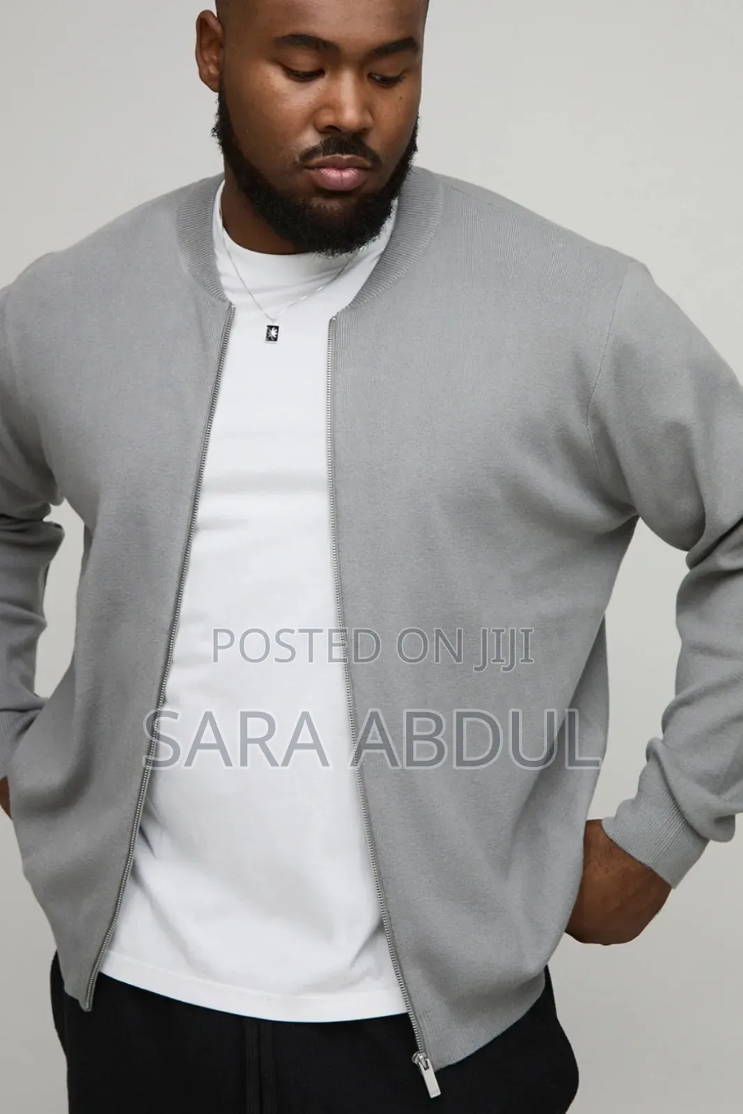 Boohooman Brand Plus Size Men's Bomber Jacket Pre-Order