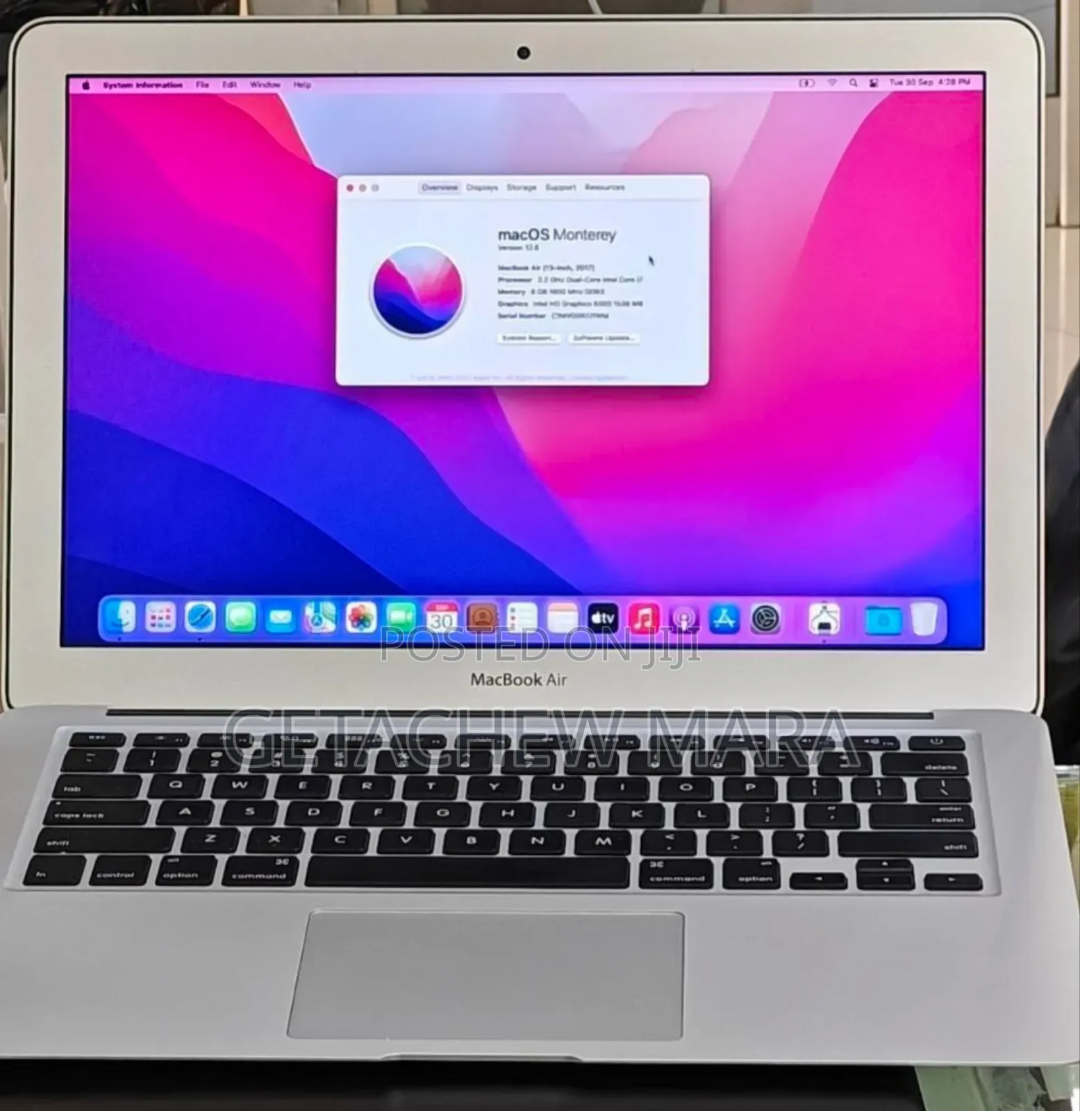 New Laptop Apple MacBook Air 2017 8GB Intel Core I7 SSD 512GB