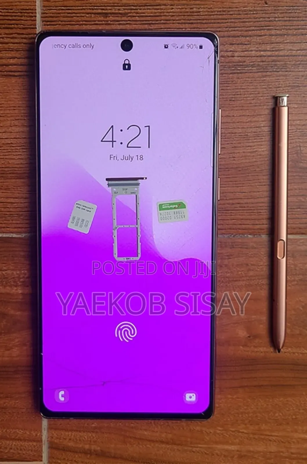 Samsung Galaxy Note 20 5G 128 GB Rose Gold