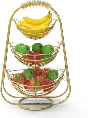 3 - Layer Stainless Steel Fruit Basket