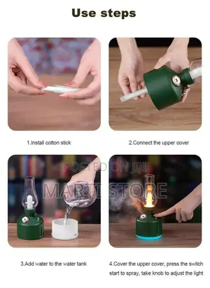 Rechargeable Vintage Lamp Humidifier