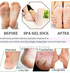 Photo - Soft Moisturizing Gel Socks Foot Care