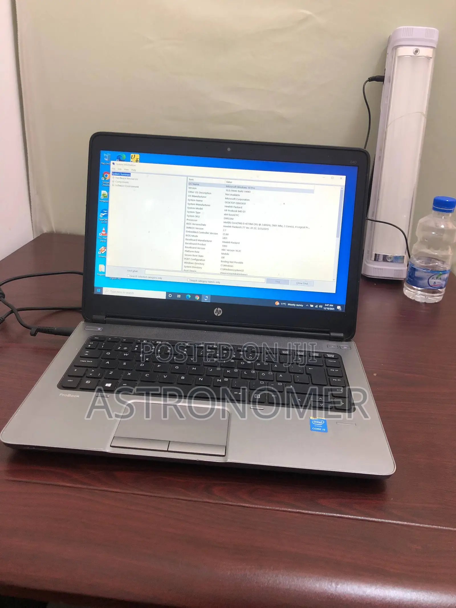 Laptop HP ProBook 640 8GB Intel Core I5 SSD 256GB