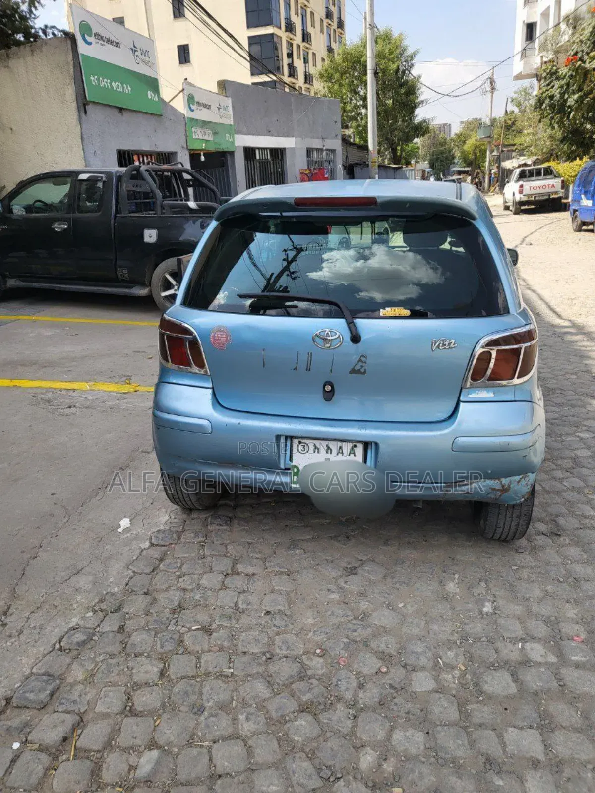 Toyota Vitz 2003 Blue