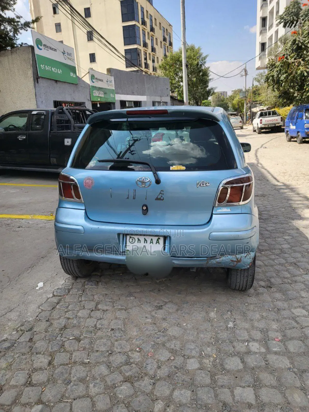 Toyota Vitz 2003 Blue