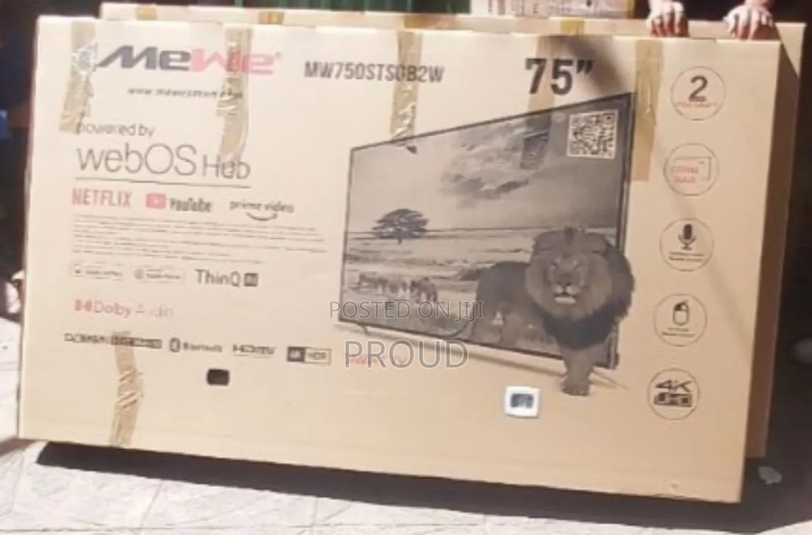 Mewe 75 Inch Webos Tv