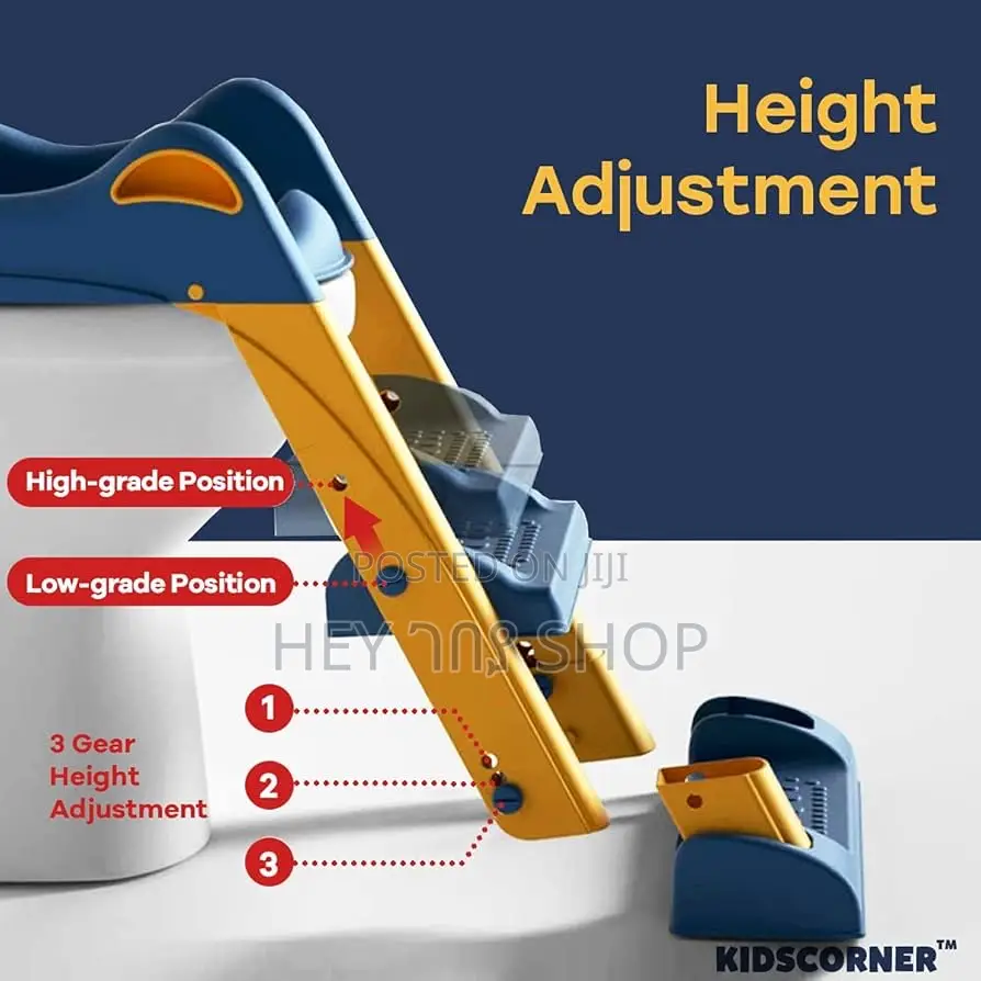 Children's Toilet Seat With Stairs, / የልጆች ሽንት ቤት መቀመጫ