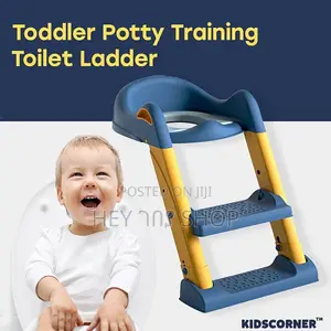 Photo - Children's Toilet Seat With Stairs, / የልጆች ሽንት ቤት መቀመጫ