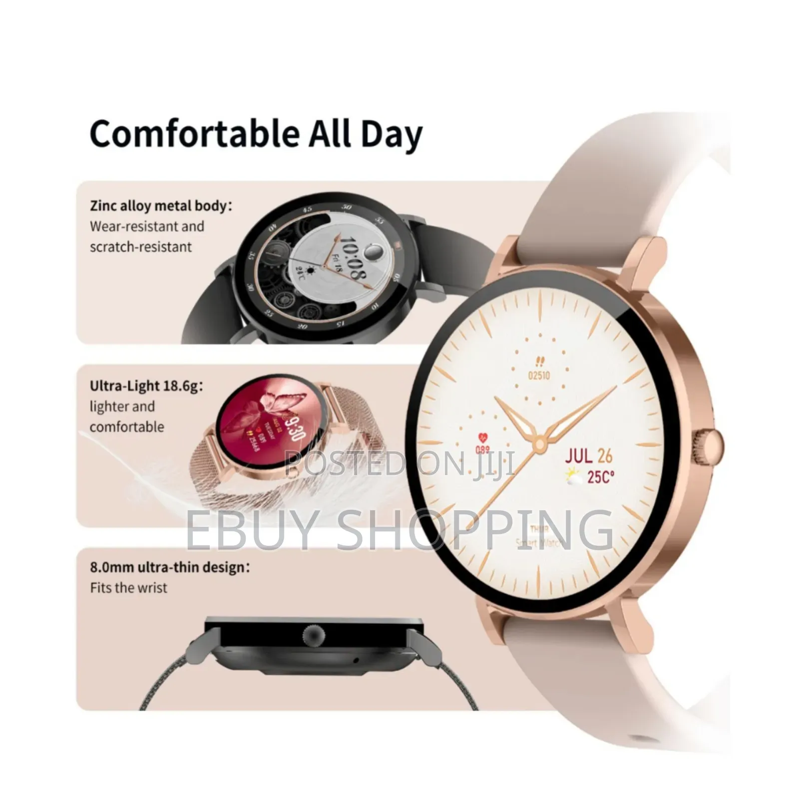 The Princess Smartwatch: Health, Style, And Bluetooth Calling