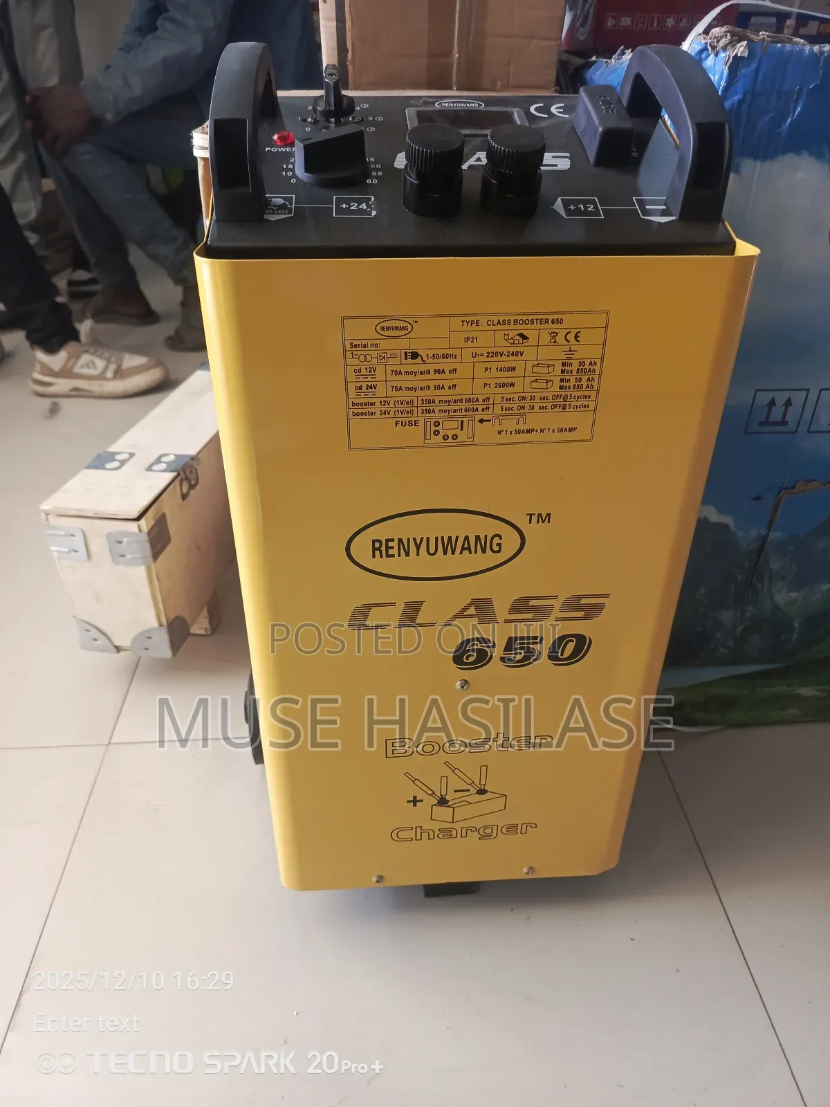 Battery Charger Renang 650