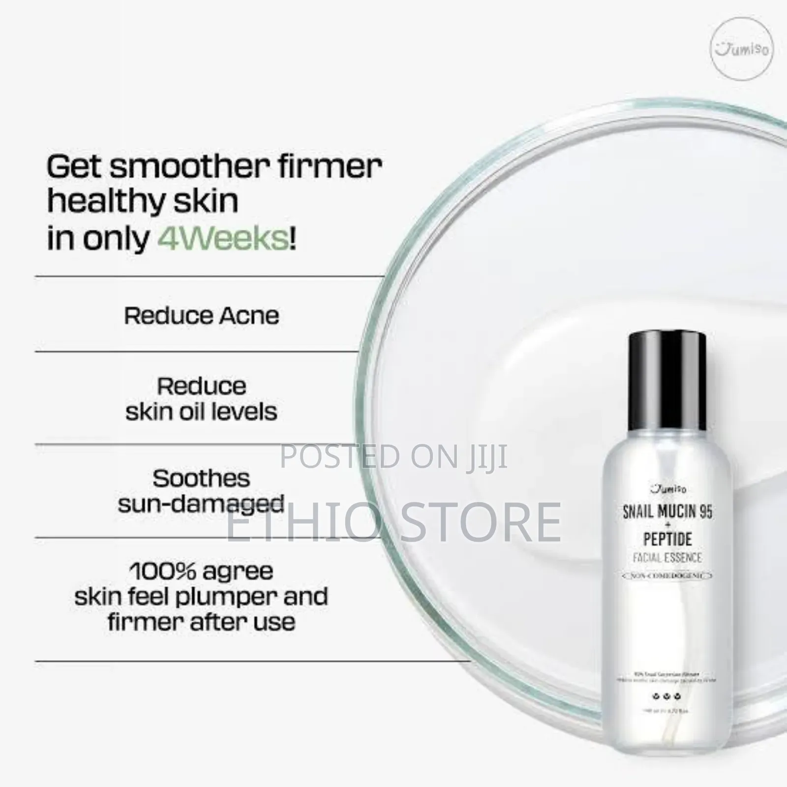 Jumiso Snail Mucin 95 + Peptide Facial Essence