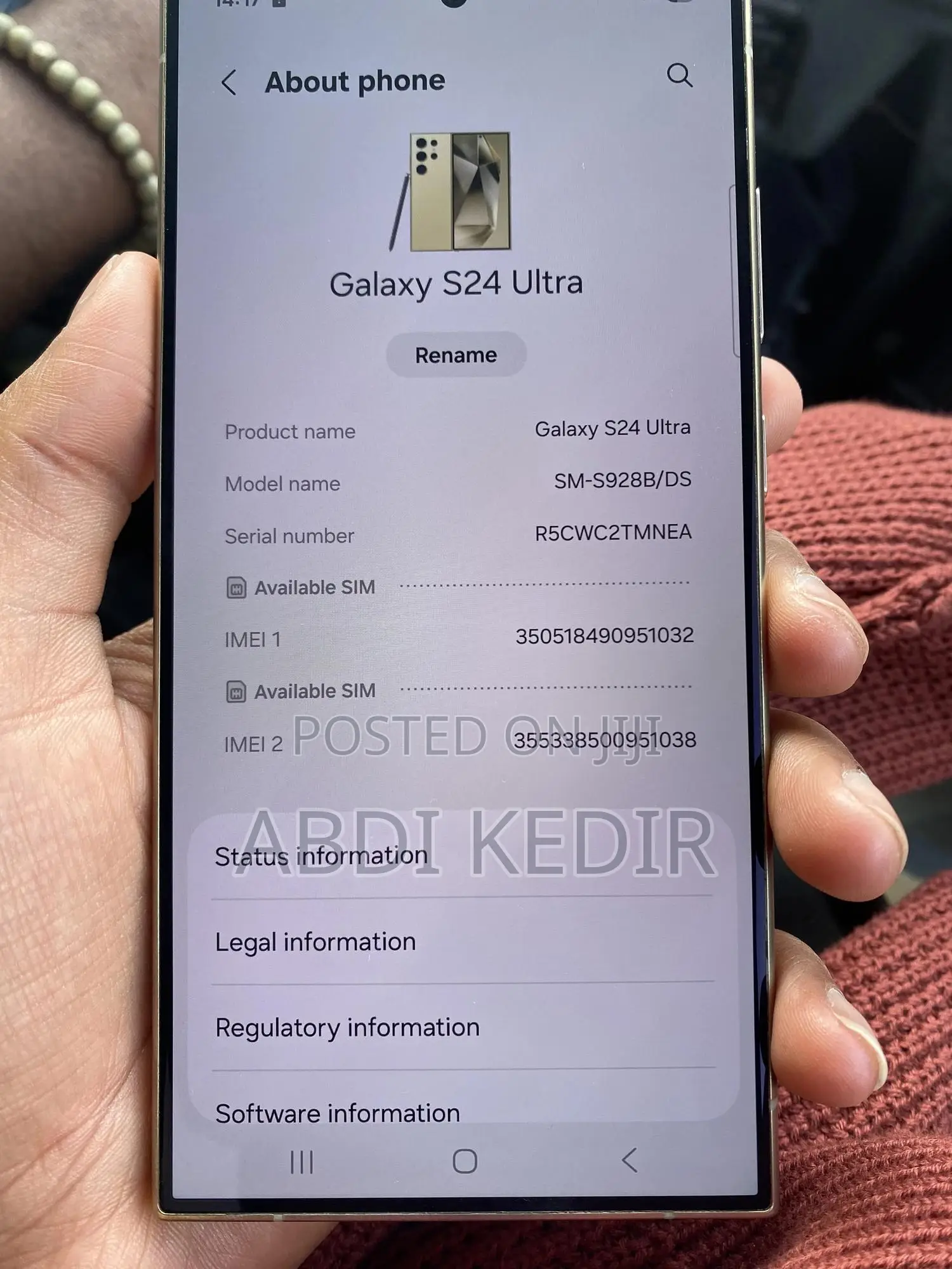 Samsung Galaxy S24 Ultra 256 GB Gold