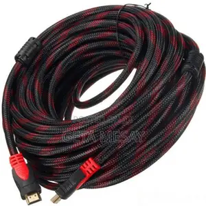 Photo - 30m Hdmi Cable Braided | Full Hd 1080p Support | Hdmi 1.4