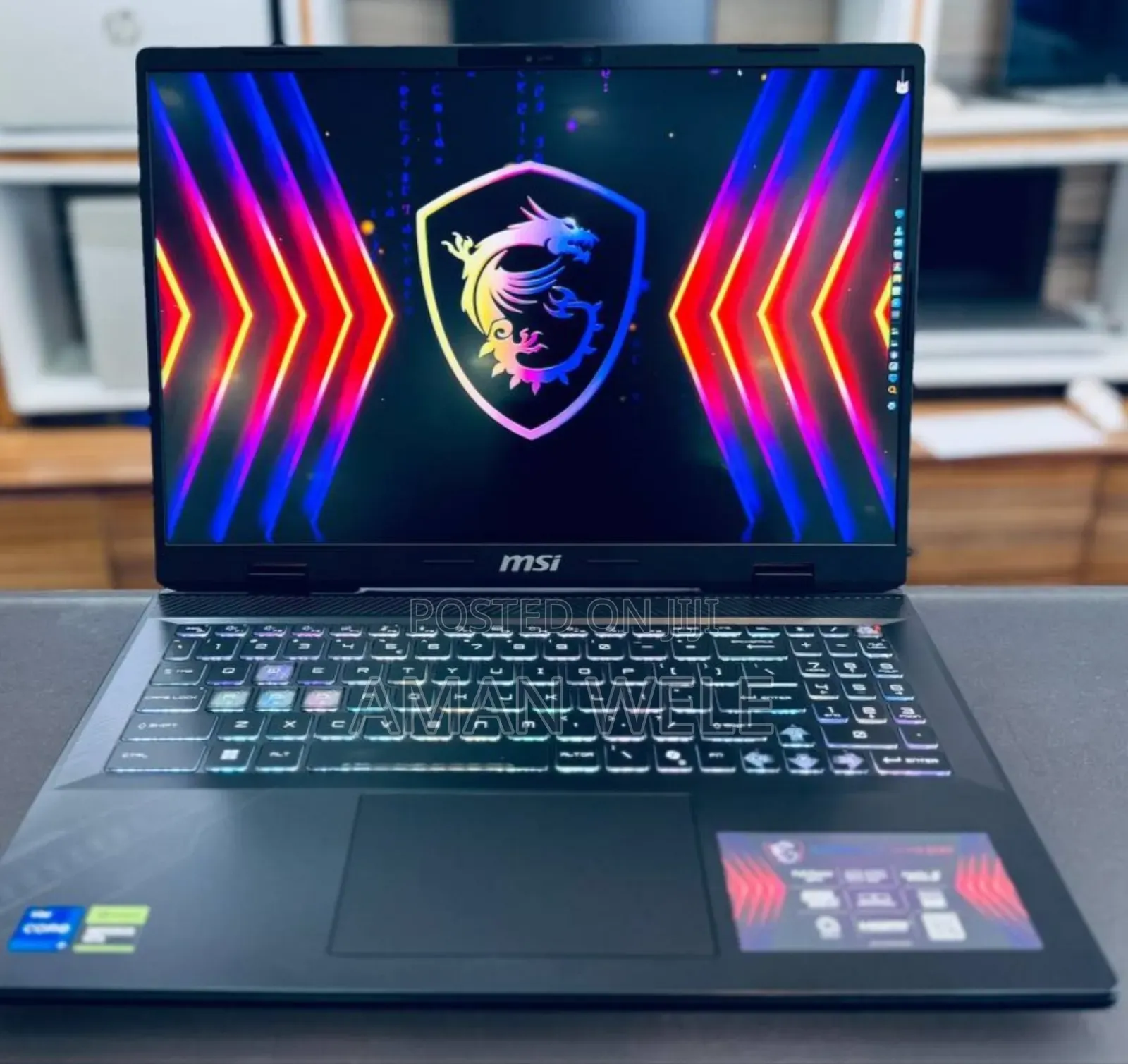 New Laptop MSI GF63 16GB Intel Core I7 SSD 1T