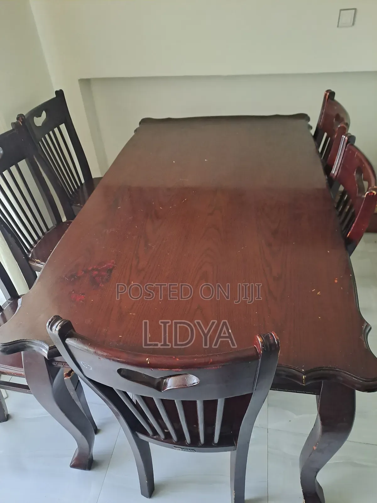 Dark Brown Dinning Table
