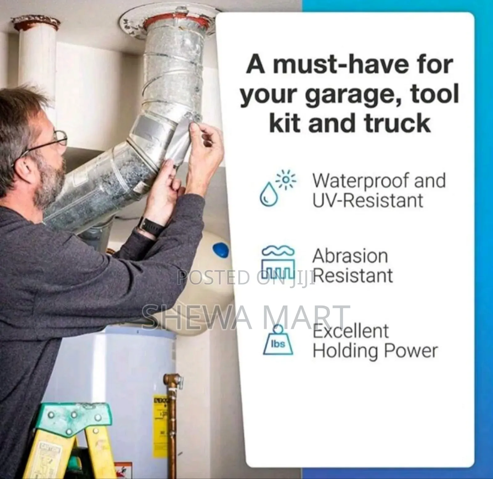 Super Stiky Waterproof Butyl Tape - Heat Resistant, Leak-Proof Sealing