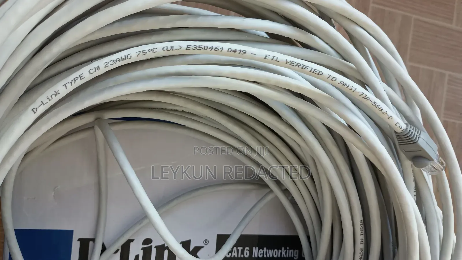 D-Link Utp Cat 6 100m Cable