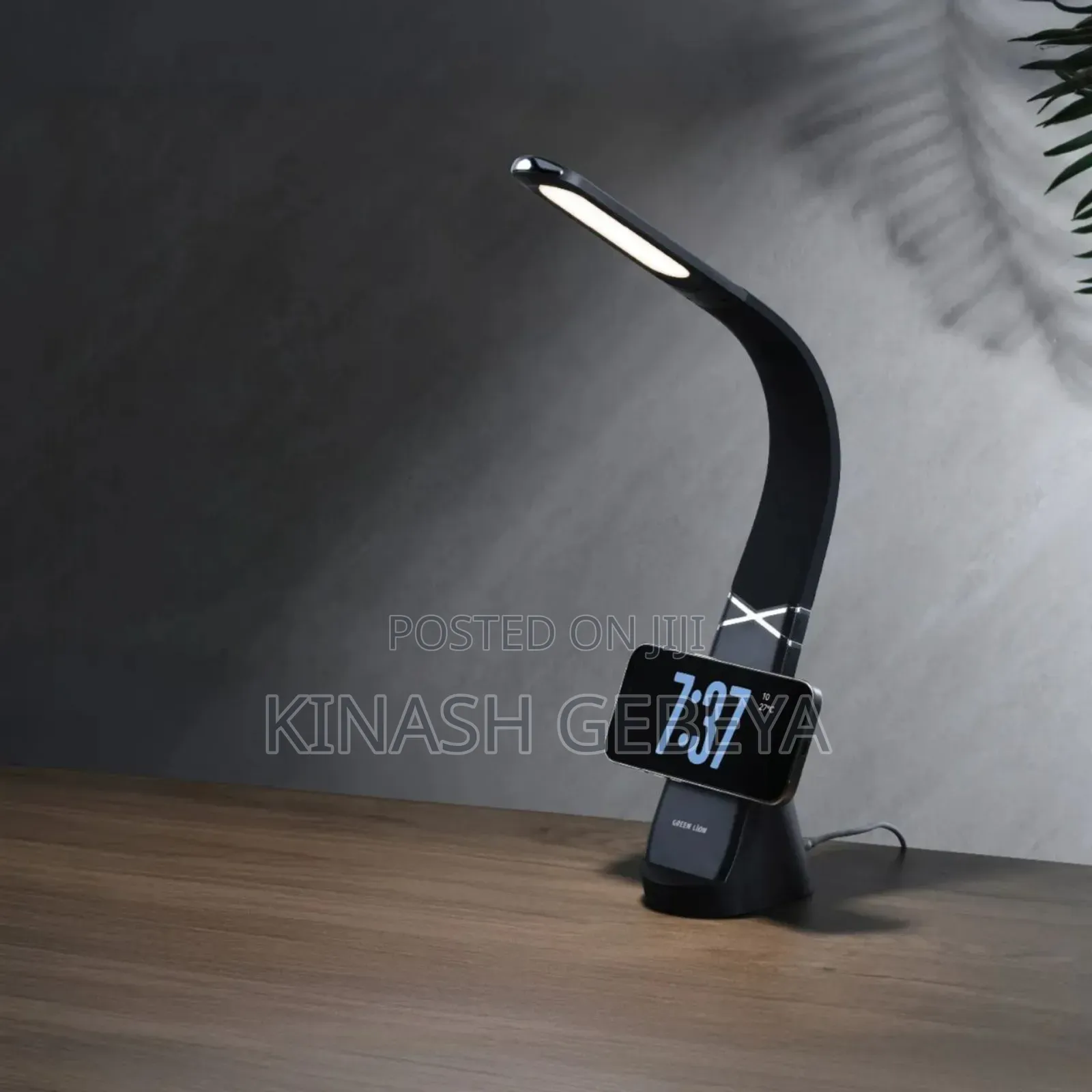 2in1 Green Lion Led Desk Lamp With Charger