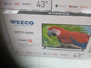 Weeco Tv 43inch Smart Android Double Glass Hi Fi Sibkre Fun System