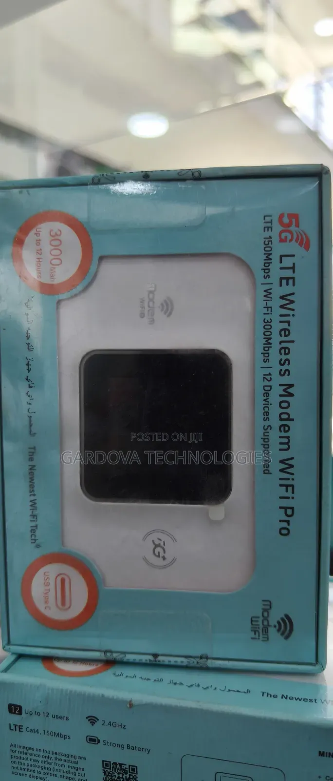 5g Mobile Wifi | 300mbps | Works With Ethio-Telecom Safari Sim