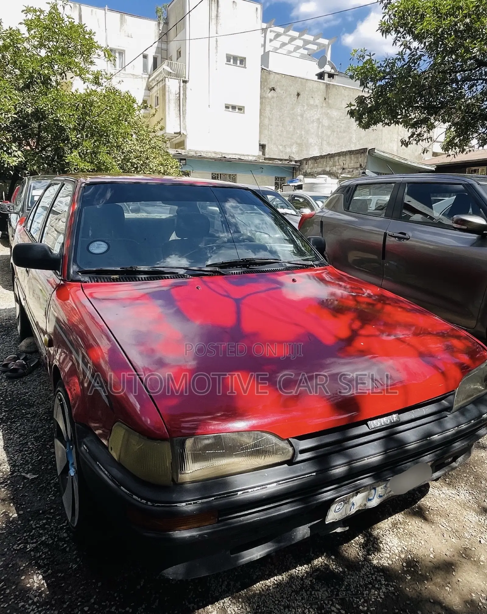 Toyota Corolla 1992 Burgundy