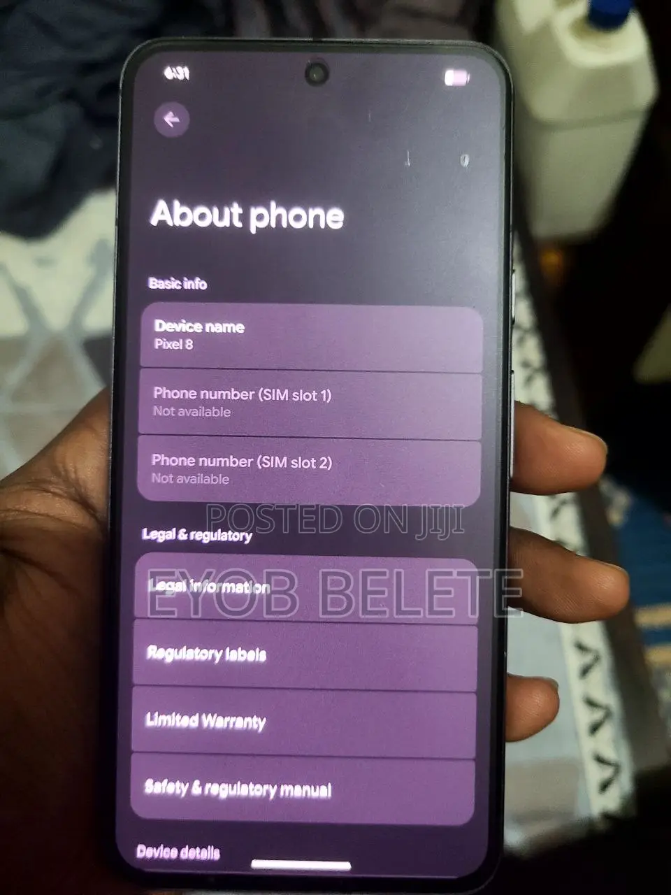 Google Pixel 8 128 GB Black