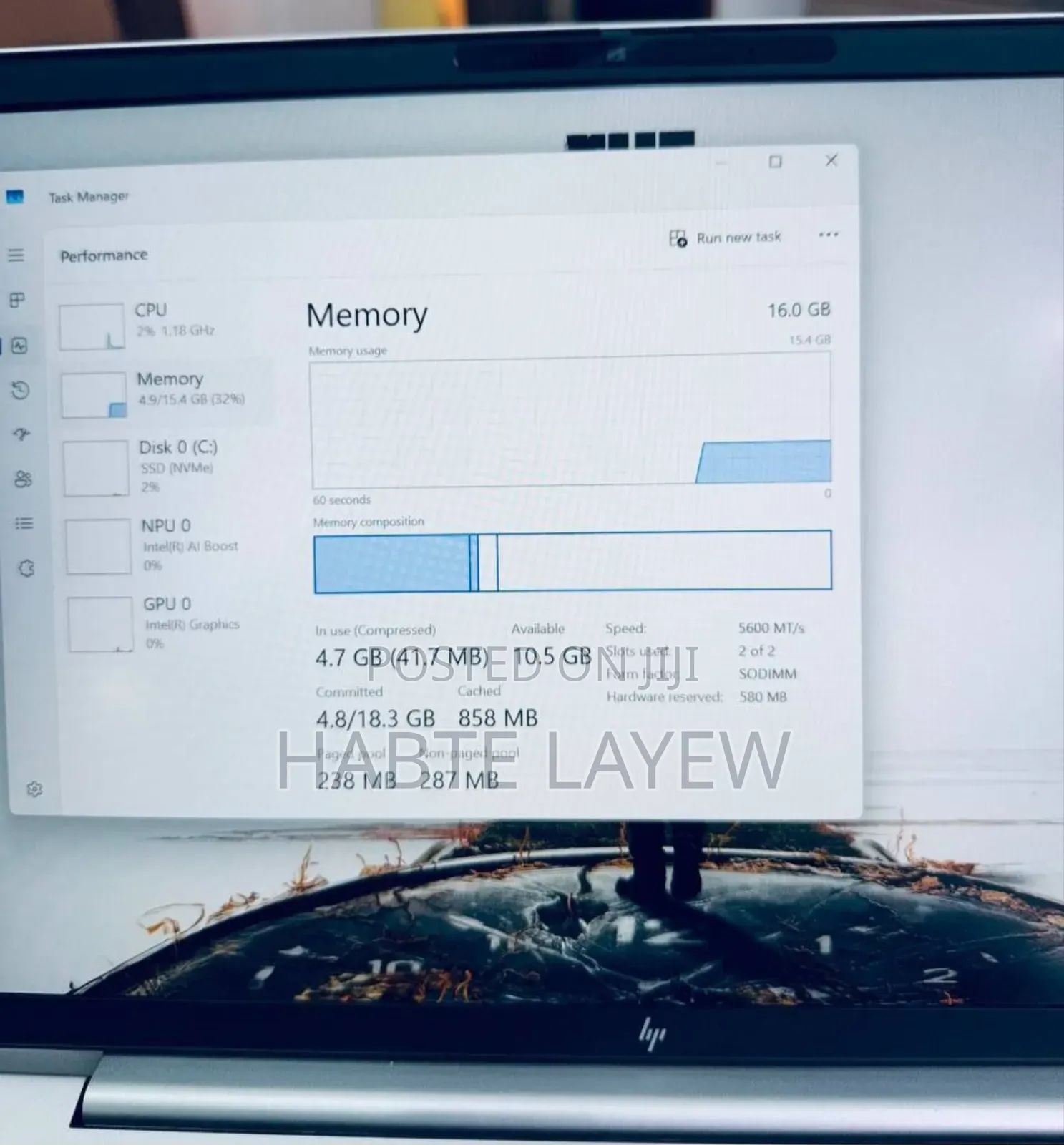 New Laptop HP EliteBook 840 16GB Intel Core Ultra 5 SSD 512GB