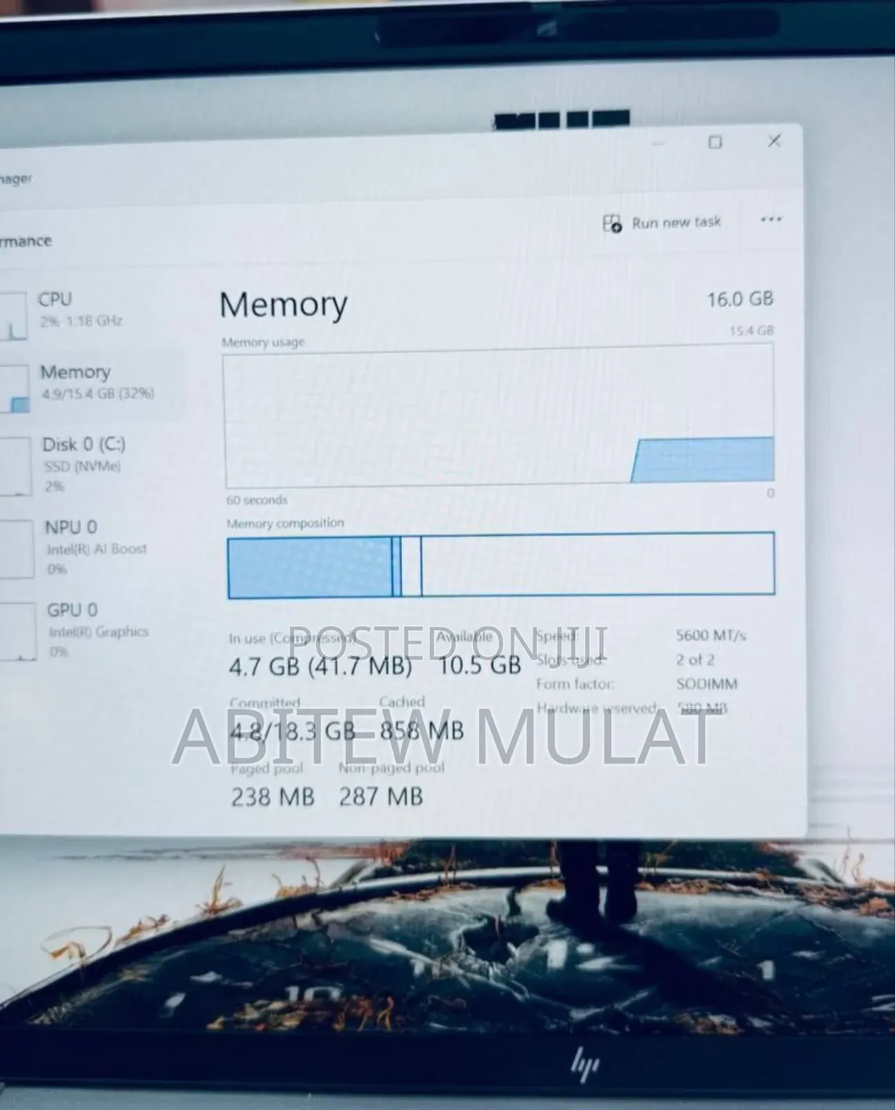 New Laptop HP EliteBook 640 G11 16GB Intel Core Ultra 5 SSD 512GB