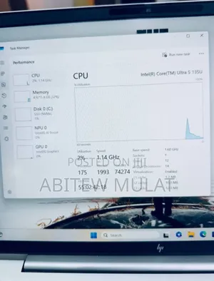 New Laptop HP EliteBook 640 G11 16GB Intel Core Ultra 5 SSD 512GB