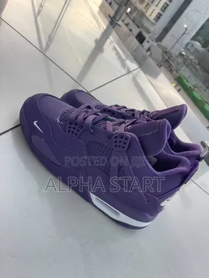 Photo - Jordan 4 Violet High Master Quality Smooth Shoes for You