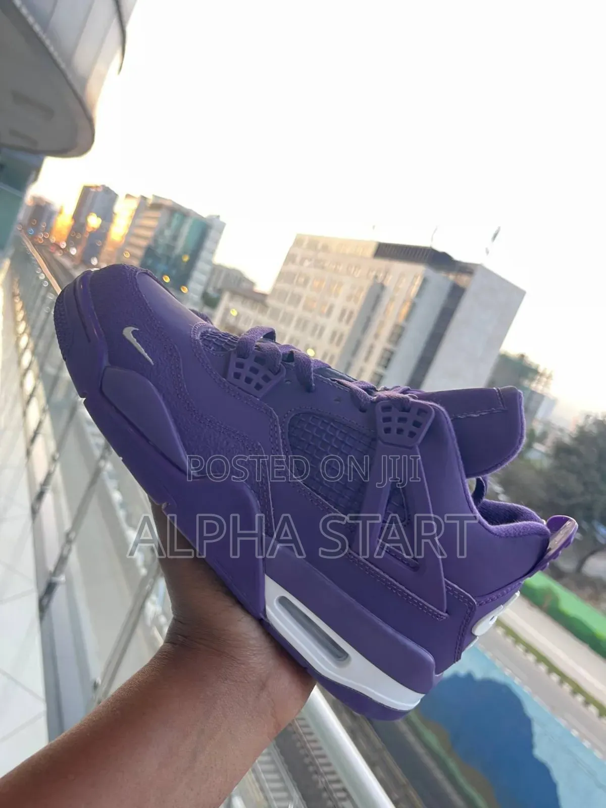 Jordan 4 Violet High Master Quality Smooth Shoes for You