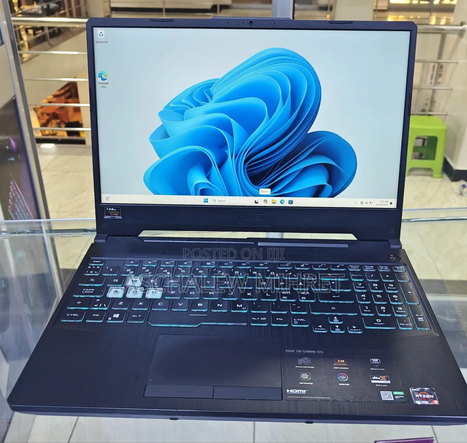 New Laptop Asus TUF Dash F15 16GB AMD Ryzen 5 SSD 512GB