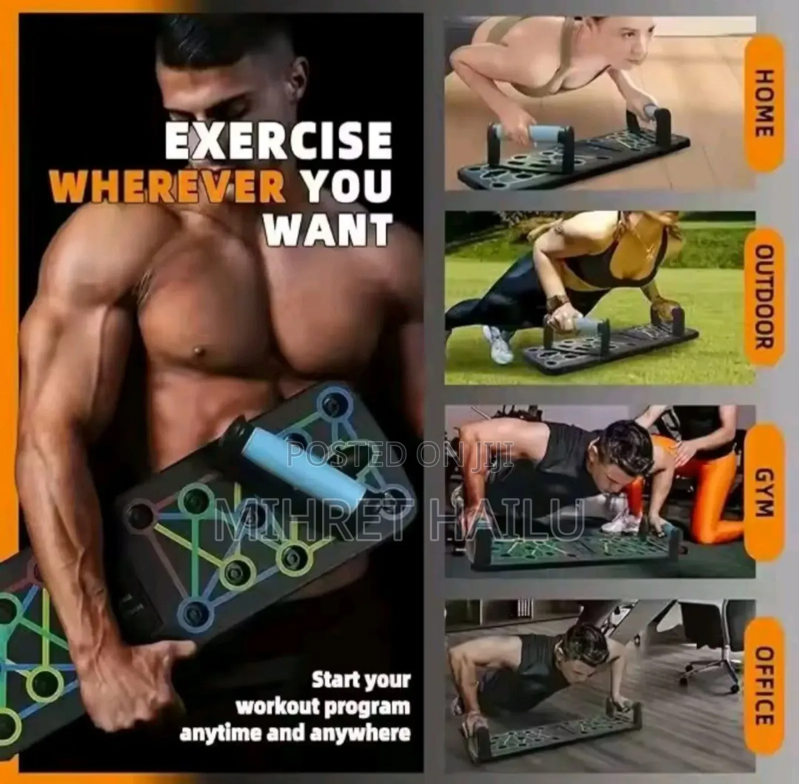 Handheld Portable Board Home Gym Equipment Che