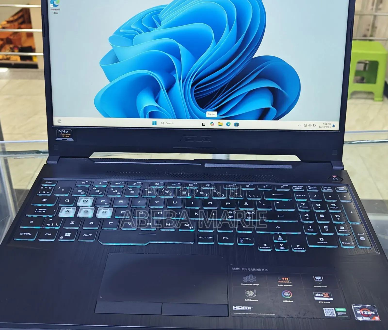 New Laptop Asus TUF Gaming A15 16GB AMD Ryzen 5 SSD 512GB