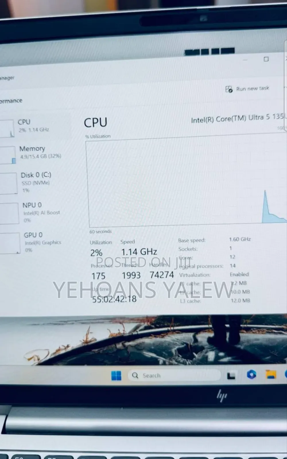 New Laptop HP EliteBook 640 G10 16GB Intel Core Ultra 5 SSD 512GB