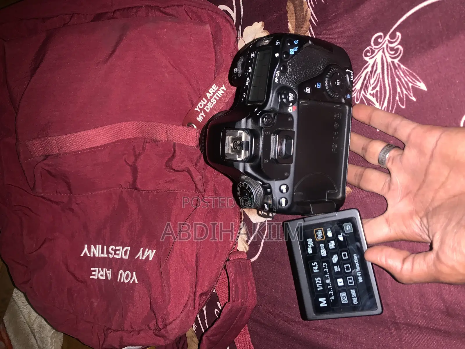 Canon 80d With Two Lens 50mm F1.8 STM 18-55mm Lens