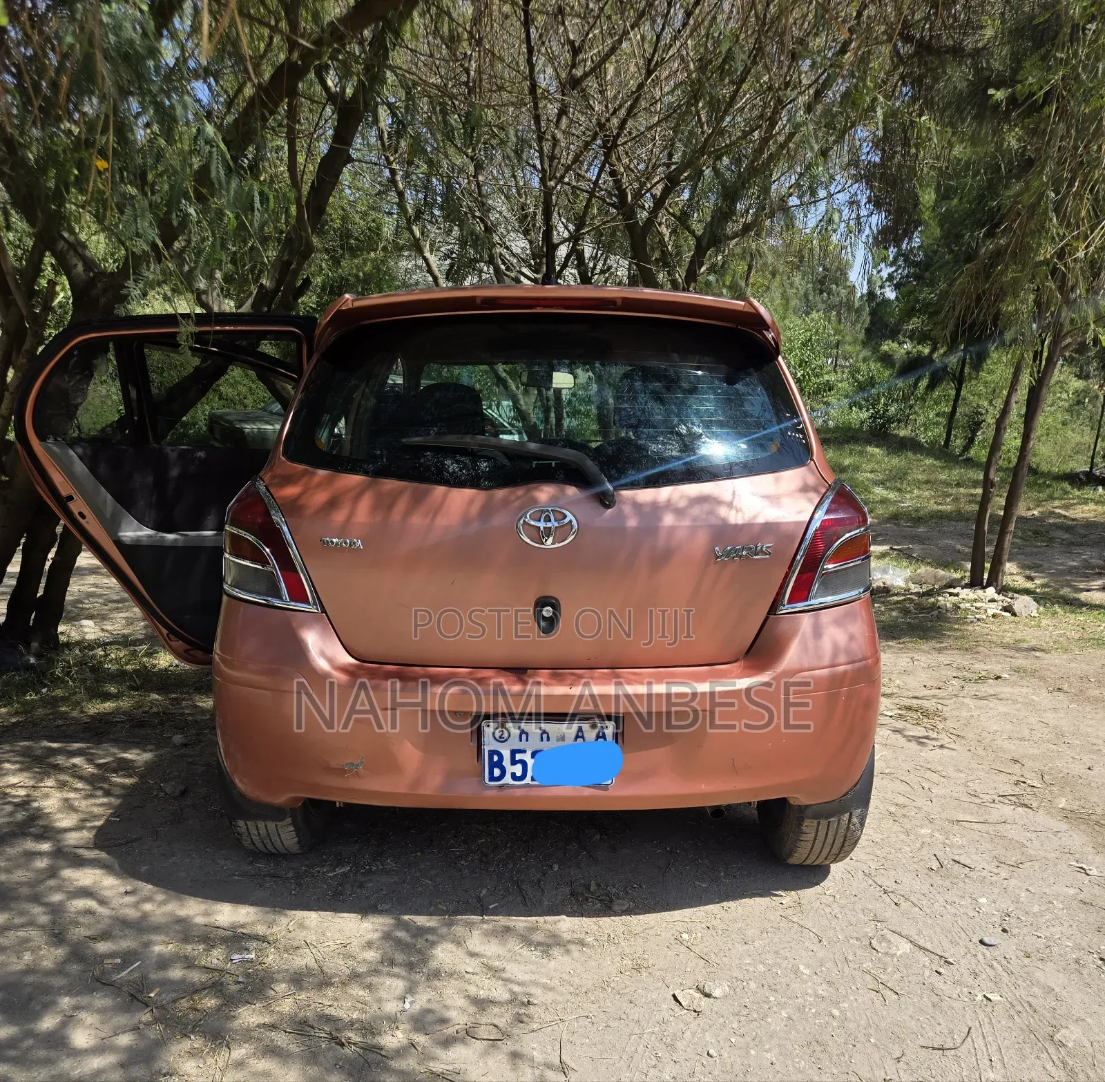Toyota Yaris 2010 Brown