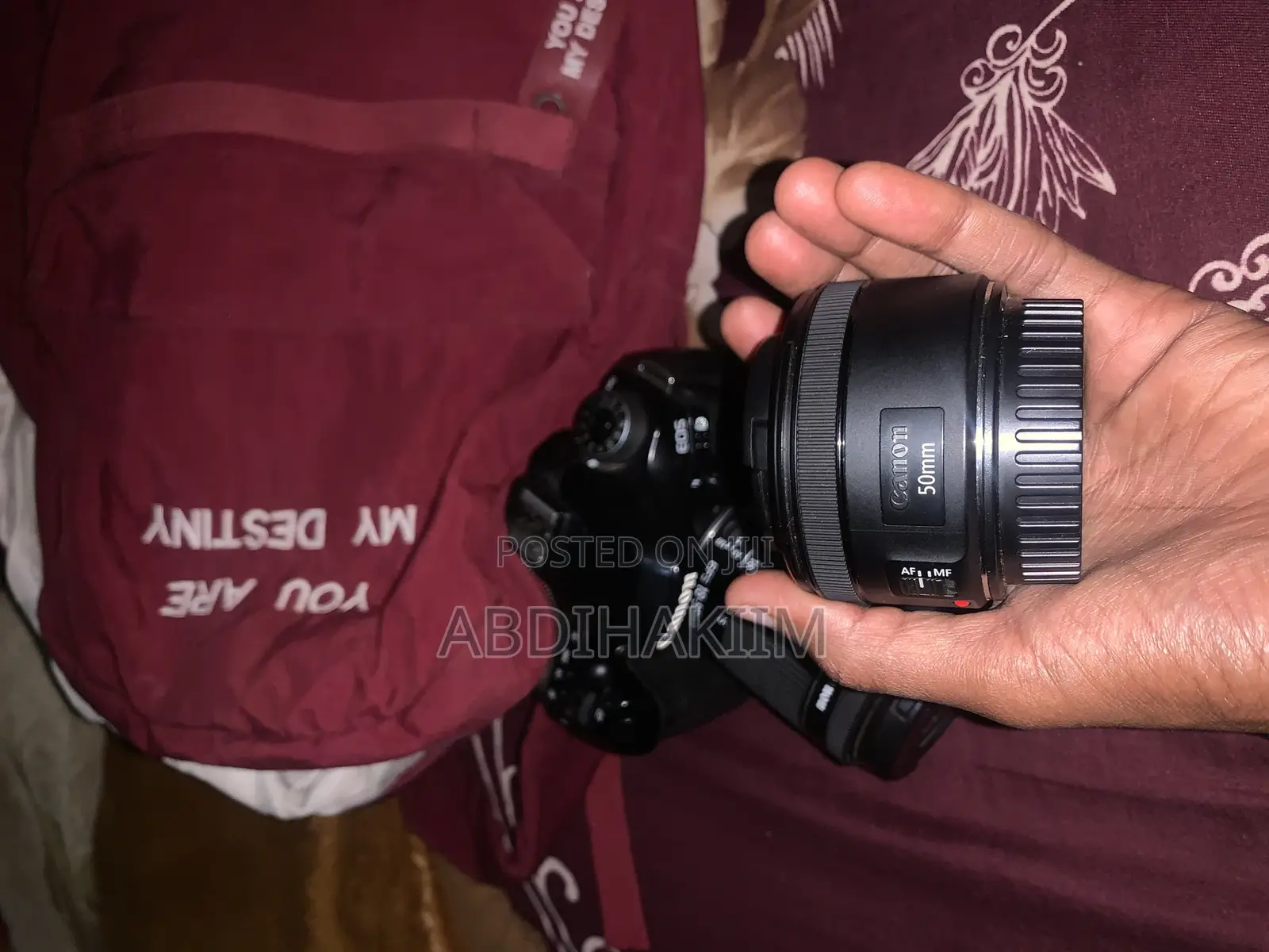 Canon 80d With Two Lens 50mm F1.8 STM 18-55mm Lens