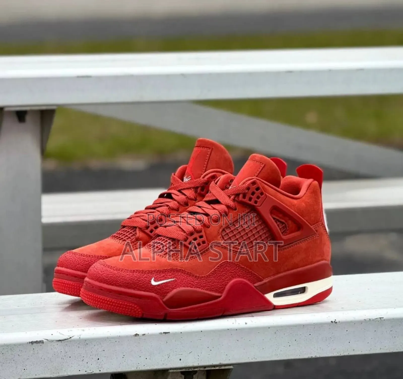 Air #Jordan 4 #Retro Red "#Brick_by_brick" #High Shoes for Men's