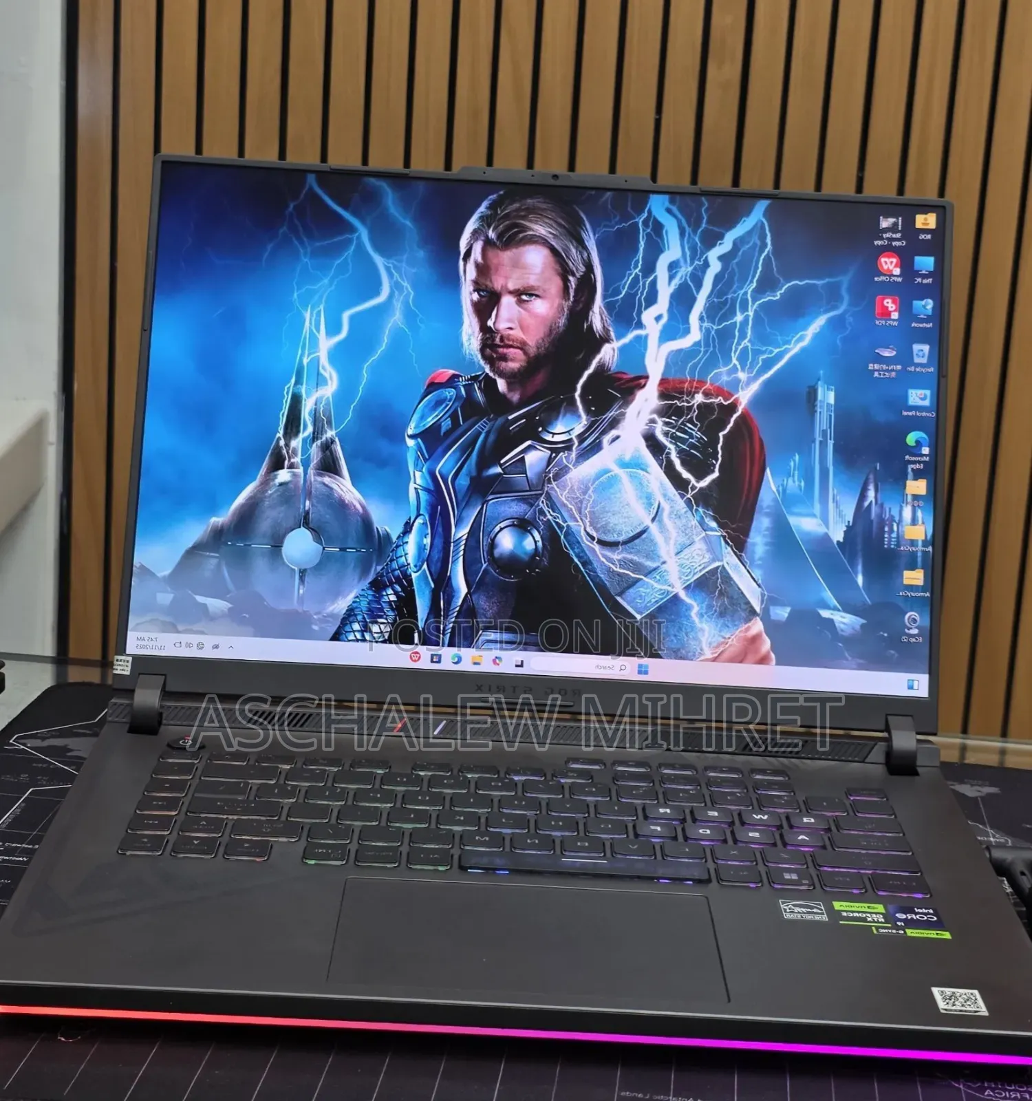 New Laptop Asus ROG Strix G16 G614 16GB Intel Core I9 SSD 1T