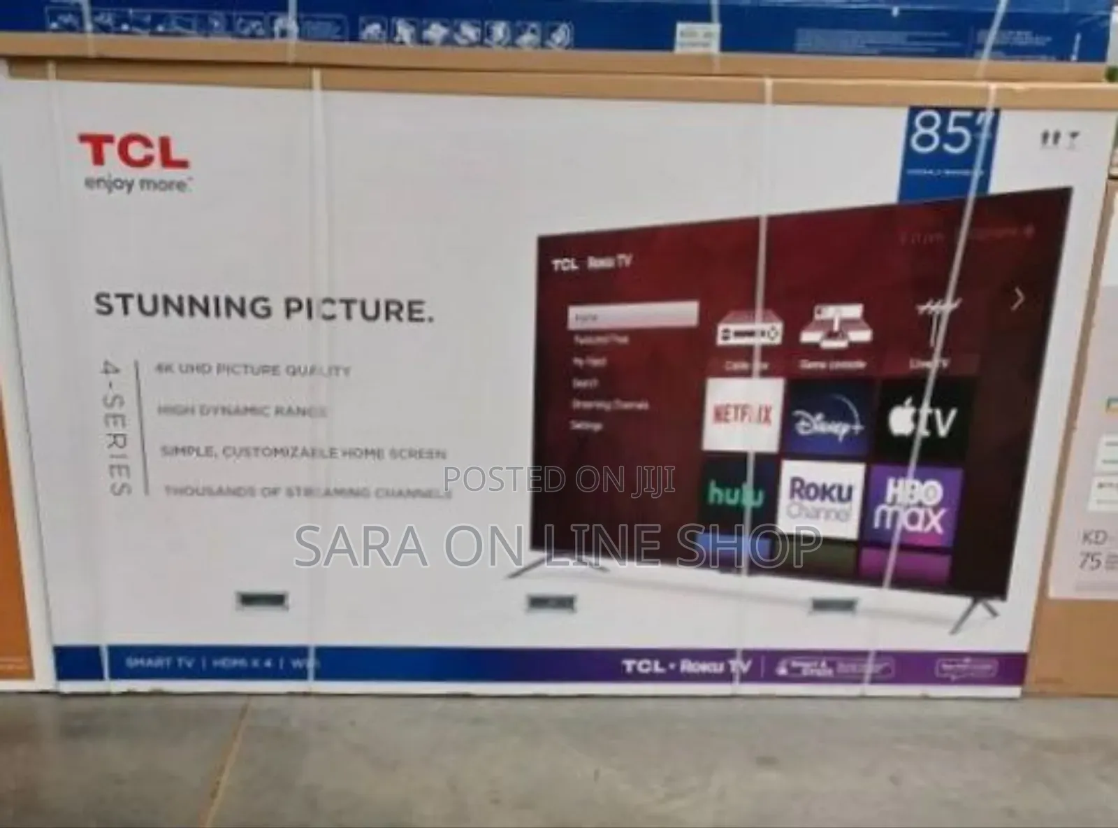 Tcl 85" 4 Series Smart Google Tv ##New 2025model #5year Warranty