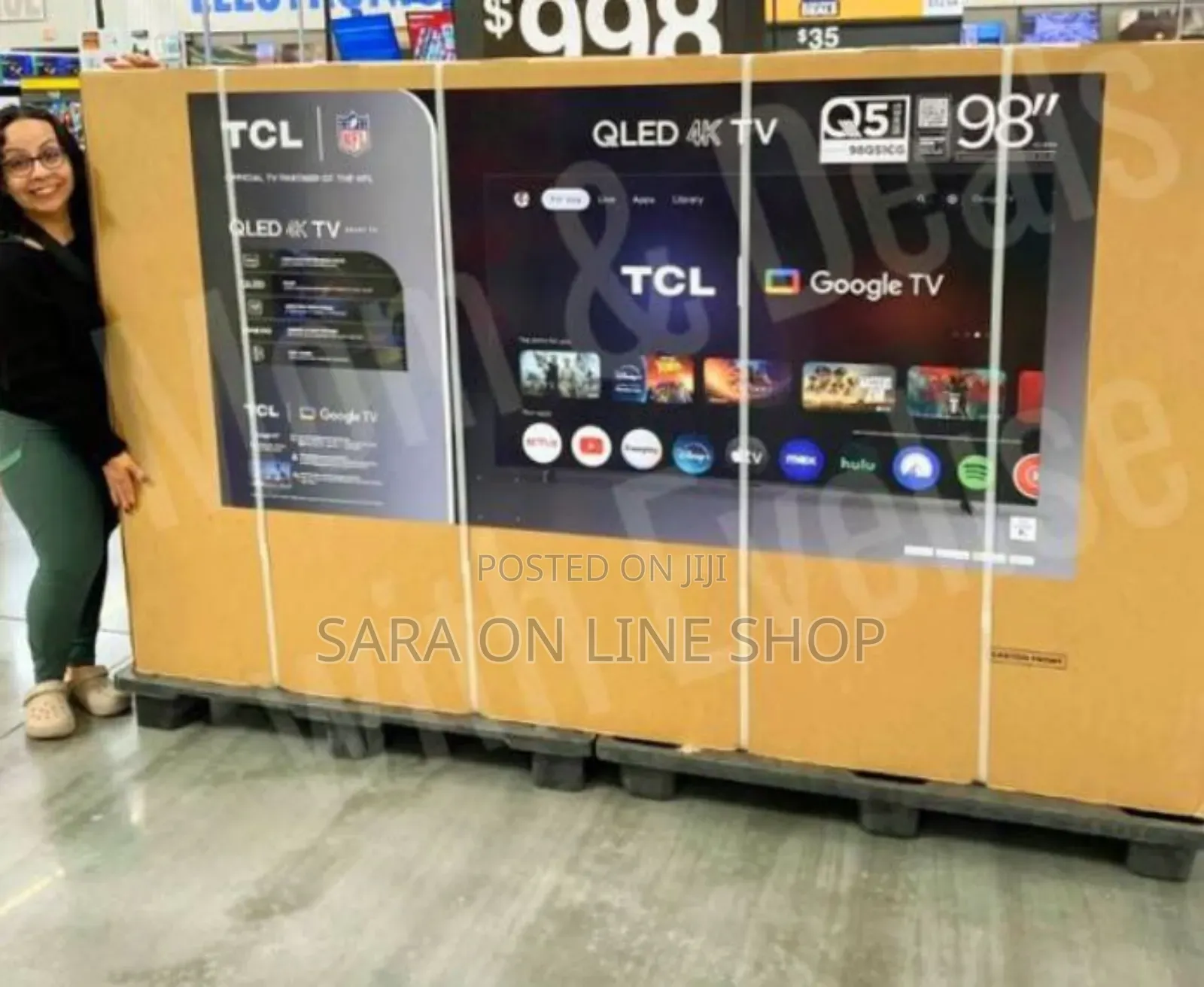 Tcl 98" Qled Tv Q5 Series Tv◆ [New 2025] Free Delivery