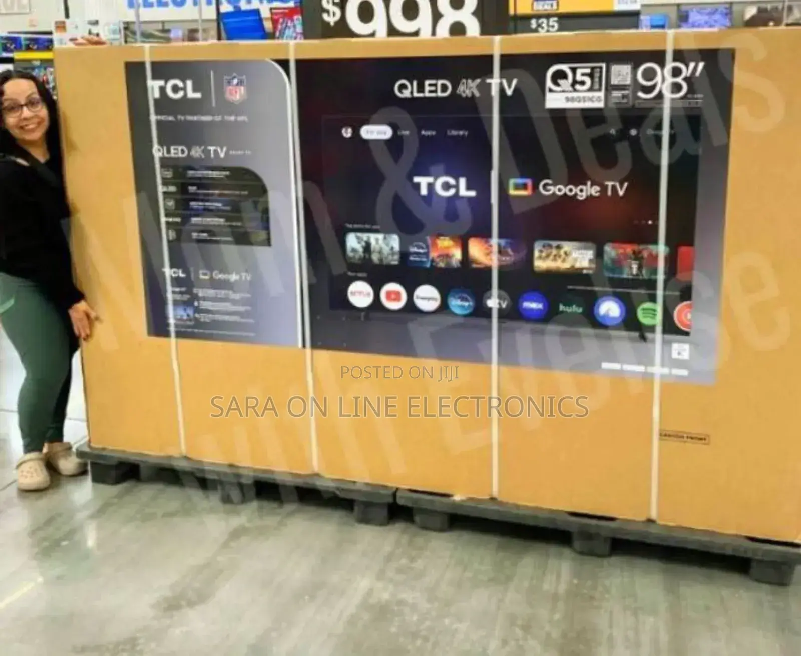 Tcl 98" Qled Tv Q5 Series Tv◆ [New 2025] Free Delivery