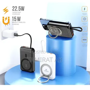 Ledason 10000mah Magsafe Power Bank With Stand 22.5w Pd 15w Wireless