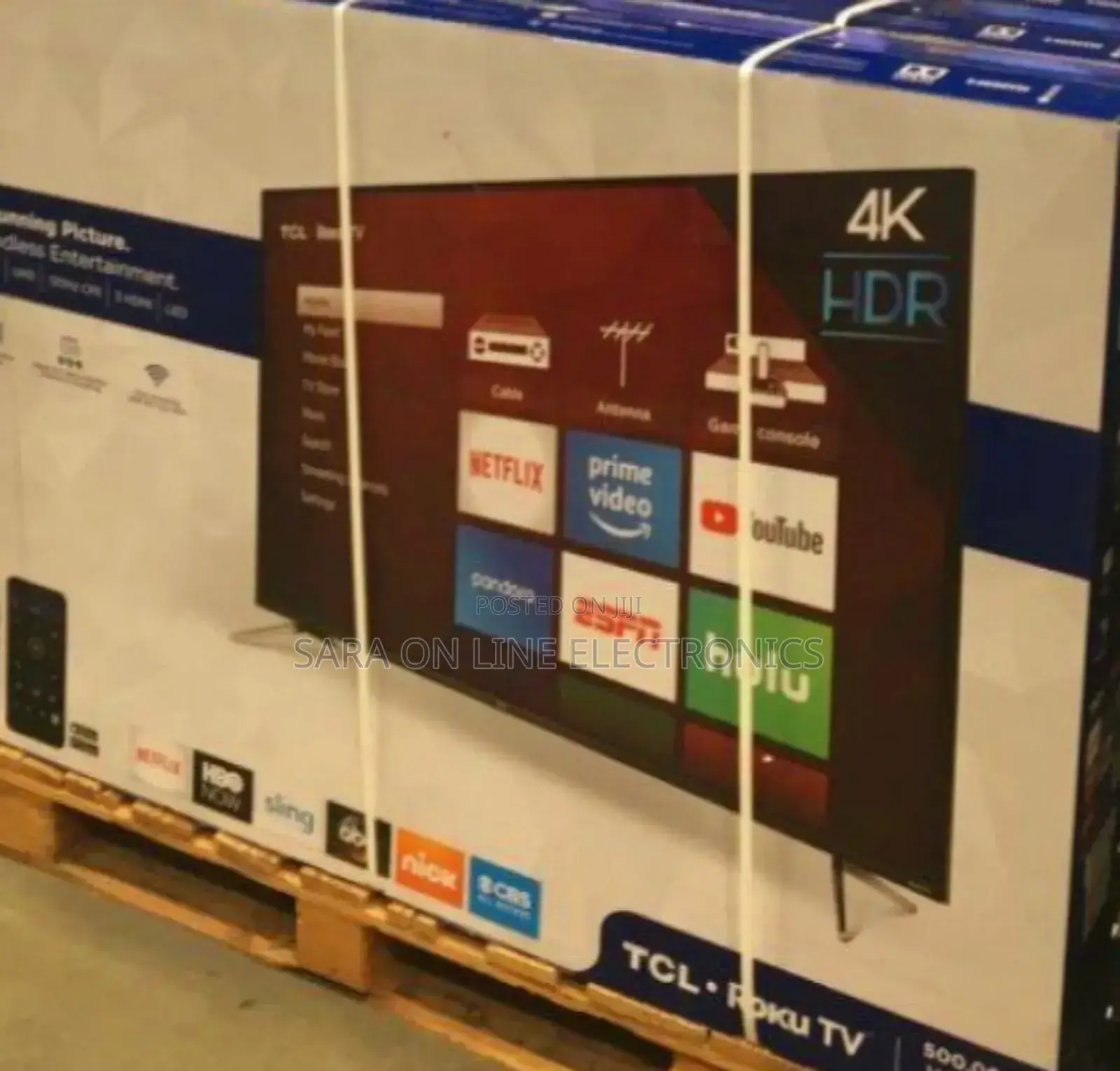 Tcl 65" HDR Smart Tv > New Model >10year Warranty