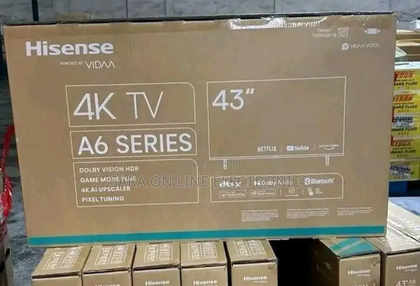 Hisence 43" A6series Uhd Android Tv ♤5year Warranty ♤