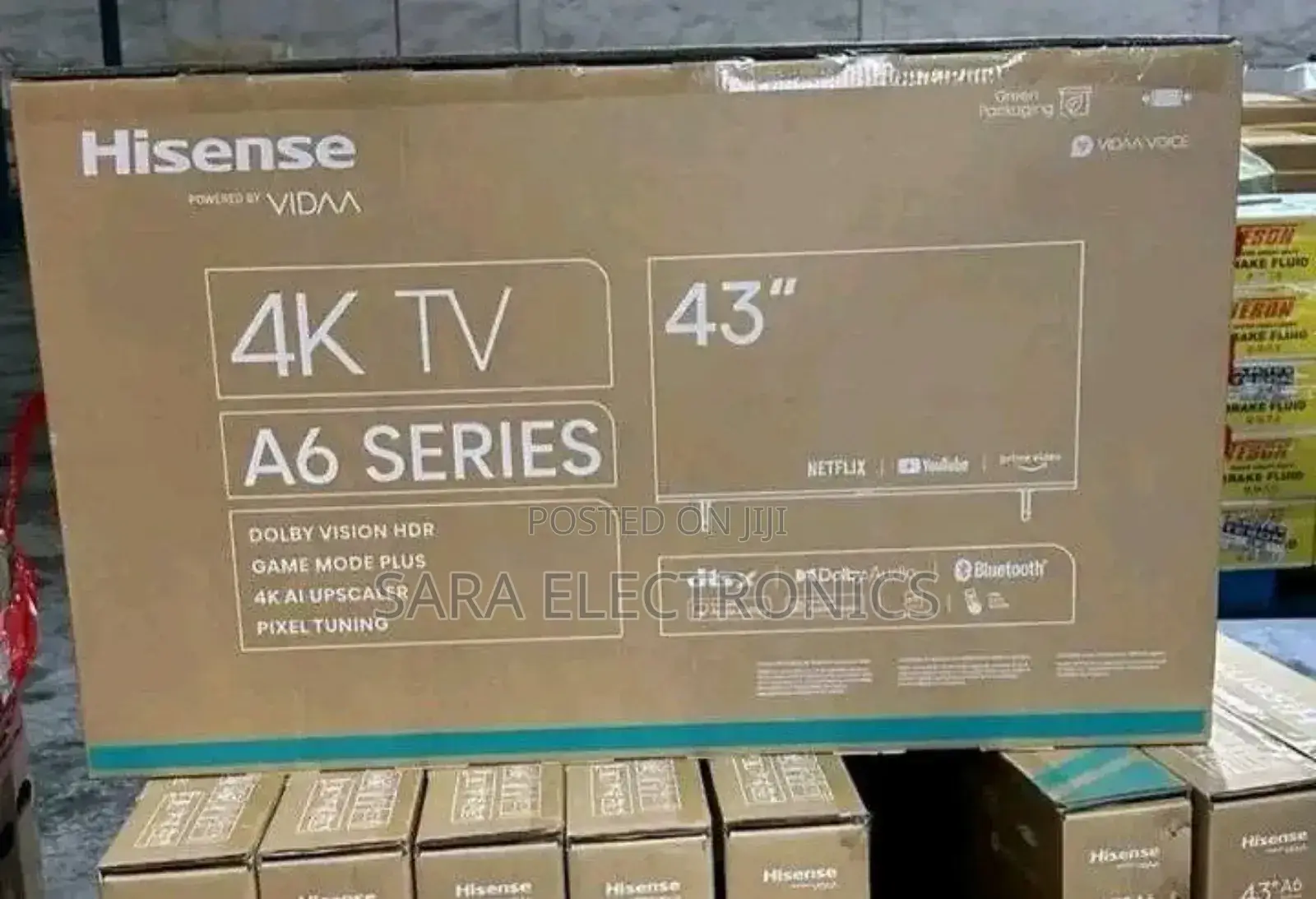 Hisence 43" A6series Uhd Android Tv ♤5year Warranty ♤