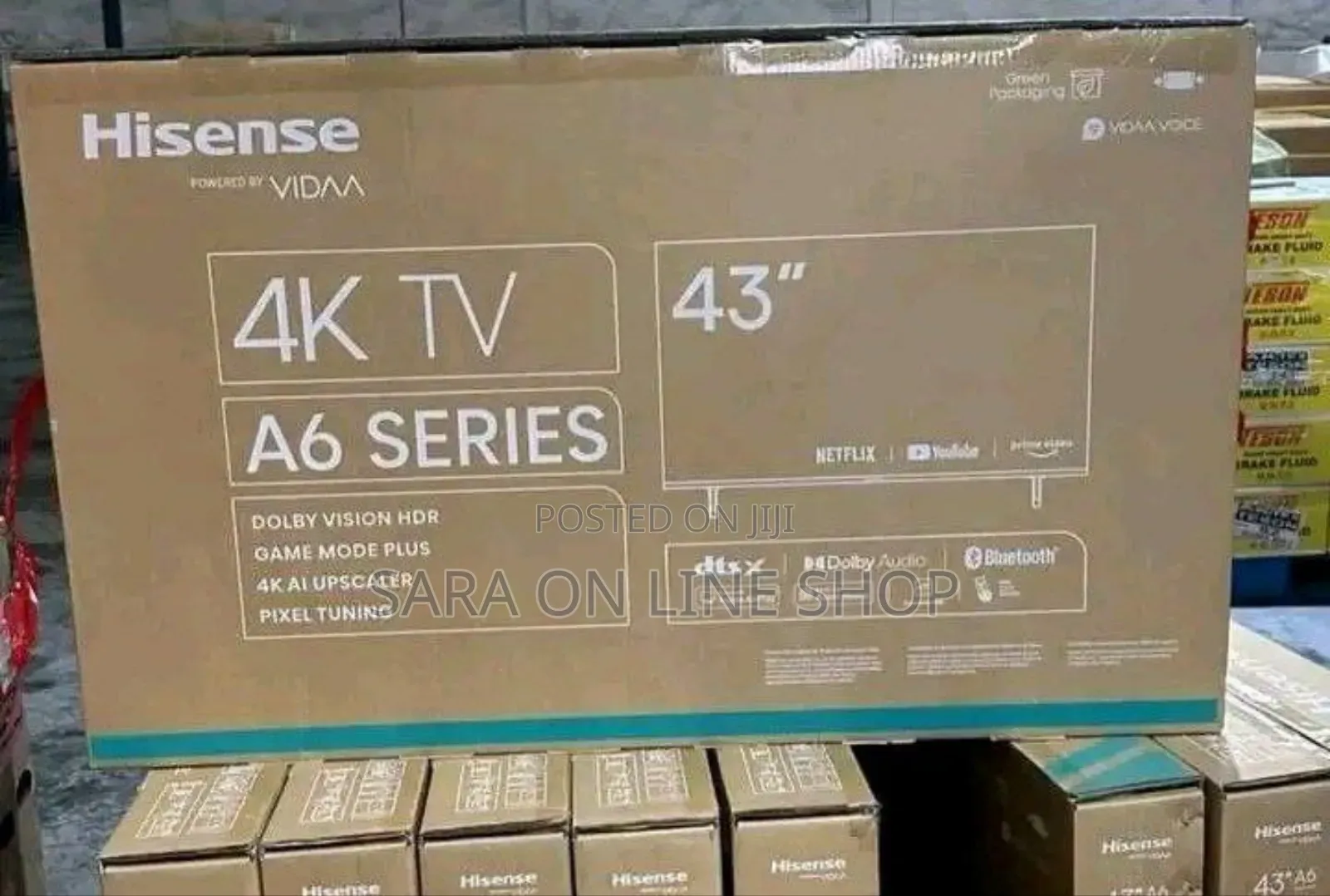 Hisence 43" A6series Uhd Android Tv ♤5year Warranty ♤