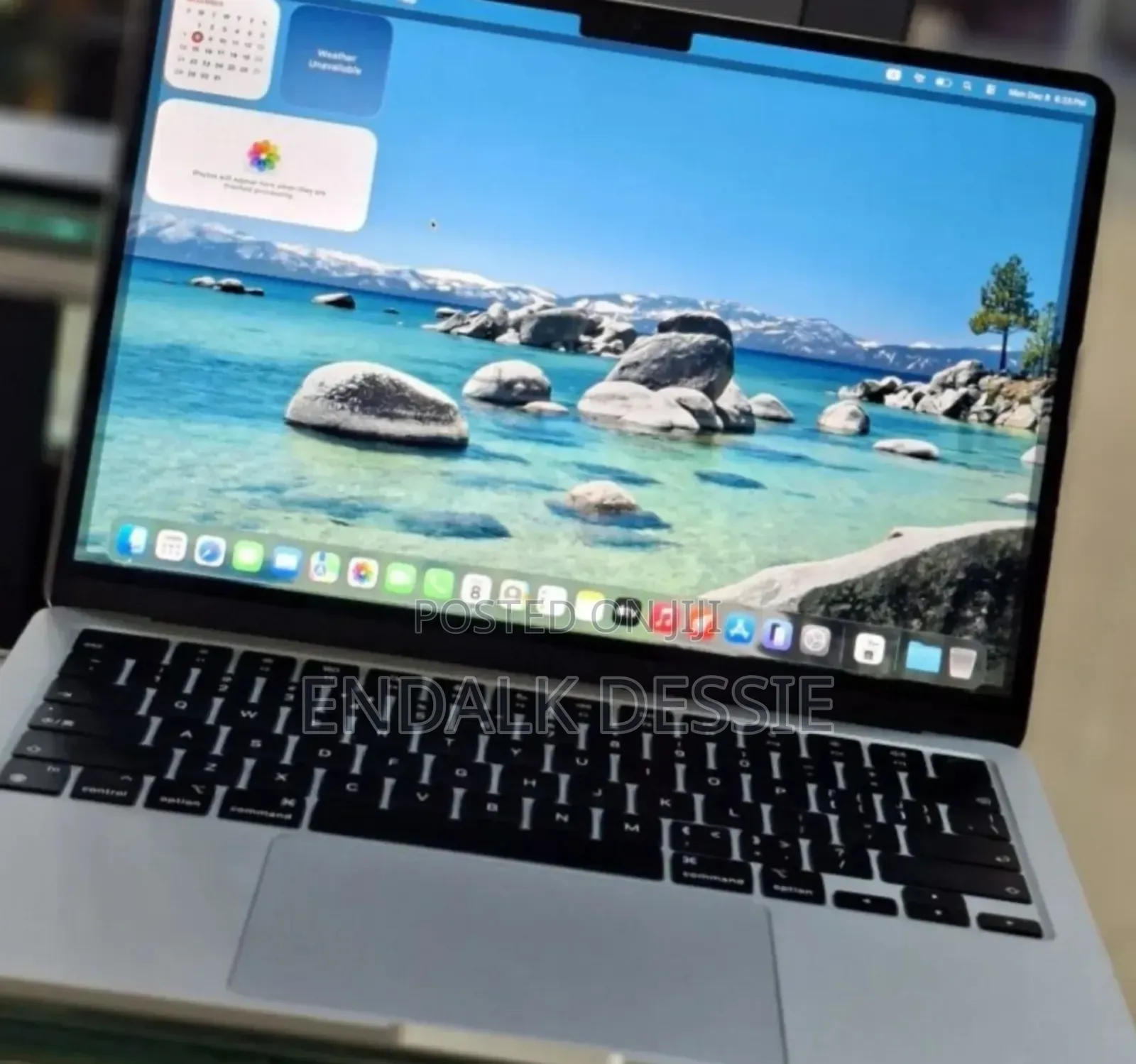 New Laptop Apple MacBook Air 2022 M2 8GB Apple M2 SSD 256GB